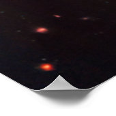 James Webb Cartwheel Galaxy (nur NIRCam) Poster (Ecke)