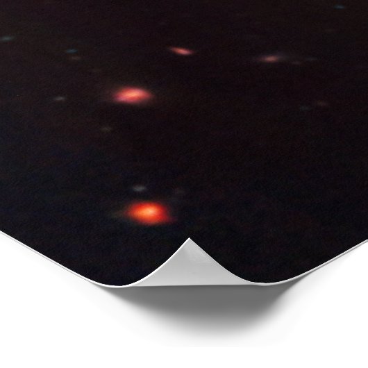 James Webb Cartwheel Galaxy (nur NIRCam) Poster (Ecke)