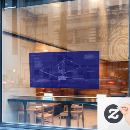 James Webb enthüllt das Blueprint des Universums Fensteraufkleber (Café-Fenster)
