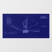 James Webb enthüllt das Blueprint des Universums Fensteraufkleber (Blatt)