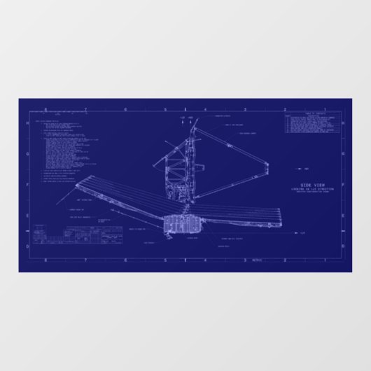 James Webb enthüllt das Blueprint des Universums Fensteraufkleber (Blatt)