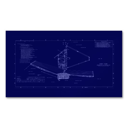 James Webb enthüllt das Blueprint des Universums Magnetische Visitenkarte (Vorderseite)