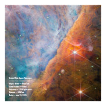 James Webb Orion Constellation Bar (NIRCam Image)