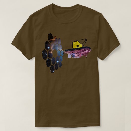 James Webb Space elescope JWS T-Shirt (Design vorne)
