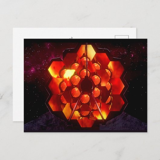 James Webb Space Telescope 2021 Postkarte (Vorne/Hinten)