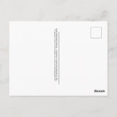 James Webb Space Telescope 2021 Postkarte (Rückseite)