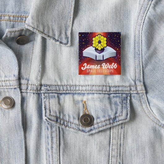 James Webb Space Telescope. Button (Beispiel)