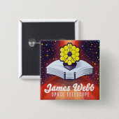 James Webb Space Telescope. Button (Vorne & Hinten)