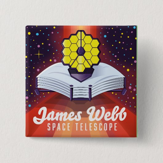 James Webb Space Telescope. Button (Vorderseite)