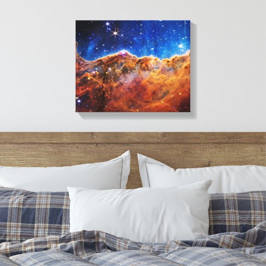 James Webb Space Telescope Carina Nebula Leinwanddruck (Insitu (Schlafzimmer))