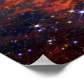 James Webb Space Telescope Carina Nebula Poster (Ecke)