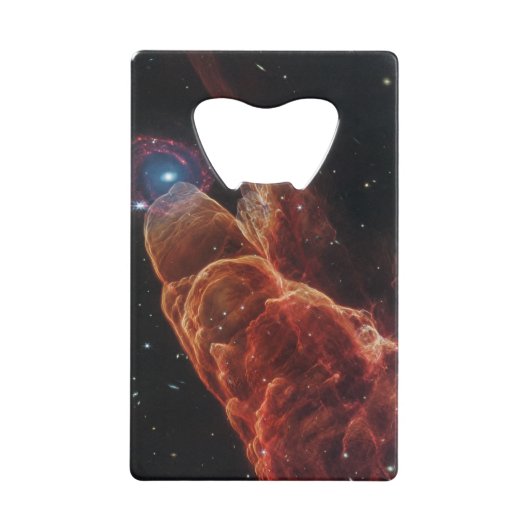 James Webb Space Telescope Cosmic Tornado Geldbeutel Flaschenöffner (Vorderseite)