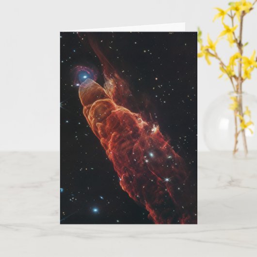 James Webb Space Telescope Cosmic Tornado Karte (Gelbe Blume)