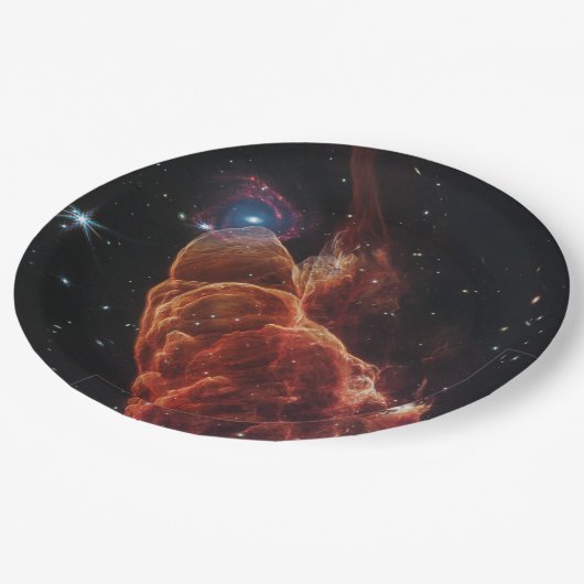 James Webb Space Telescope Cosmic Tornado Pappteller (Schrägansicht)