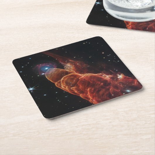 James Webb Space Telescope Cosmic Tornado Rechteckiger Pappuntersetzer (angewinkelt)