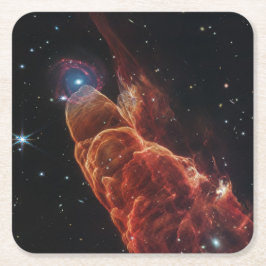 James Webb Space Telescope Cosmic Tornado Rechteckiger Pappuntersetzer