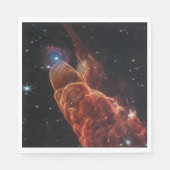 James Webb Space Telescope Cosmic Tornado Serviette (Vorderseite)