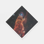 James Webb Space Telescope Cosmic Tornado Serviette (Ecke)