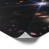 James Webb Space Telescope Erstes Bild Infrarot Poster (Ecke)