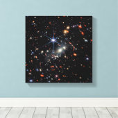 James Webb Space Telescope First Deep Field Leinwanddruck (Insitu (Holzboden))