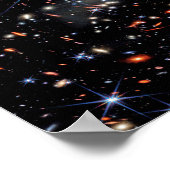 James Webb Space Telescope First Deep Field Poster (Ecke)