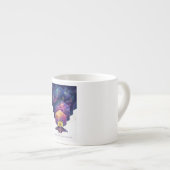 James Webb Space Telescope Illustration Art Espressotasse (Vorderseite Rechts)