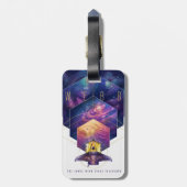 James Webb Space Telescope Illustration Art Gepäckanhänger (Rückseite vertikal)