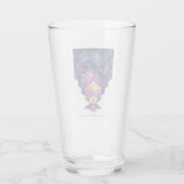 James Webb Space Telescope Illustration Art Glas (Rückseite)