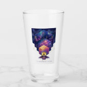 James Webb Space Telescope Illustration Art Glas (Vorderseite)