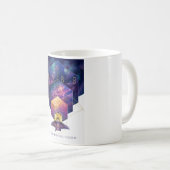 James Webb Space Telescope Illustration Art Kaffeetasse (VorderseiteRechts)