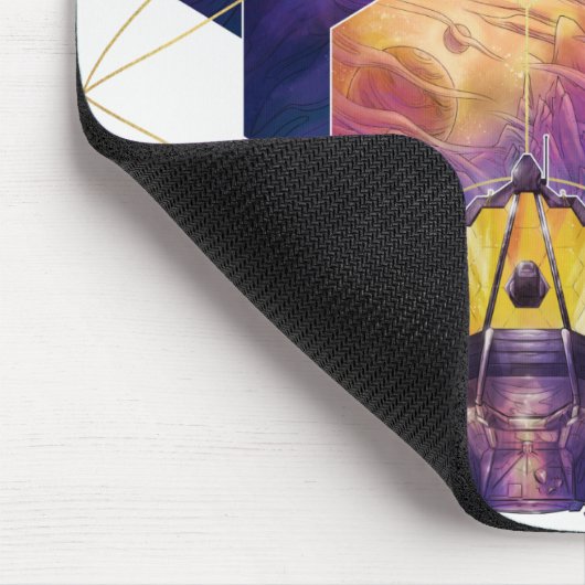 James Webb Space Telescope Illustration Art Mousepad (Ecke)