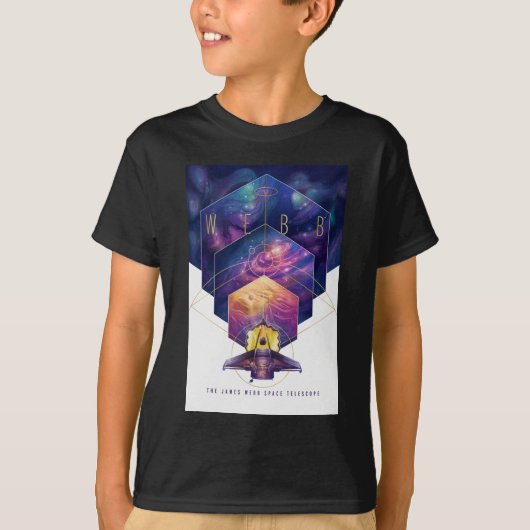 James Webb Space Telescope Illustration Art T-Shirt (Vorderseite)