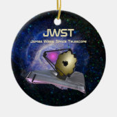 James Webb Space Telescope JWST Keramik Ornament (Vorne)