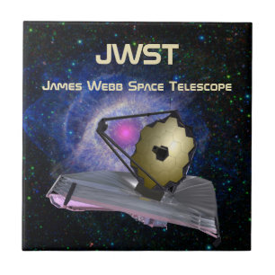 James Webb Space Telescope JWST Keramik Tile Fliese