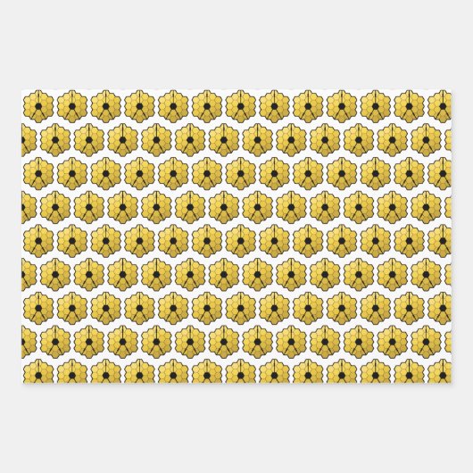 James Webb Space Telescope JWST Mirror Pattern Geschenkpapier Set (Vorderseite 3)