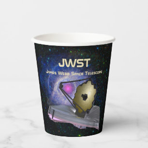 James Webb Space Telescope JWST Pappbecher