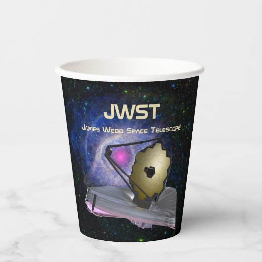 James Webb Space Telescope JWST Pappbecher (Vorderseite)