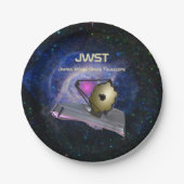 James Webb Space Telescope JWST Pappteller (Vorderseite)