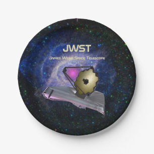 James Webb Space Telescope JWST Pappteller
