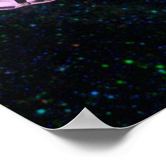 James Webb Space Telescope JWST Poster (Ecke)