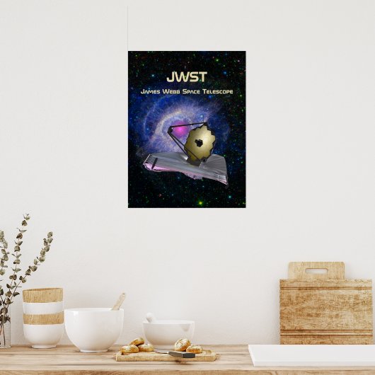 James Webb Space Telescope JWST Poster (Küche)