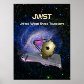 James Webb Space Telescope JWST Poster (Vorne)