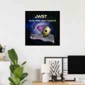 James Webb Space Telescope JWST Poster (Heimbüro)
