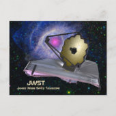 James Webb Space Telescope JWST Postkarte (Vorderseite)