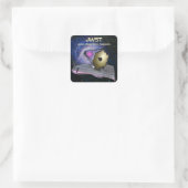 James Webb Space Telescope JWST Quadratischer Aufkleber (Tasche)