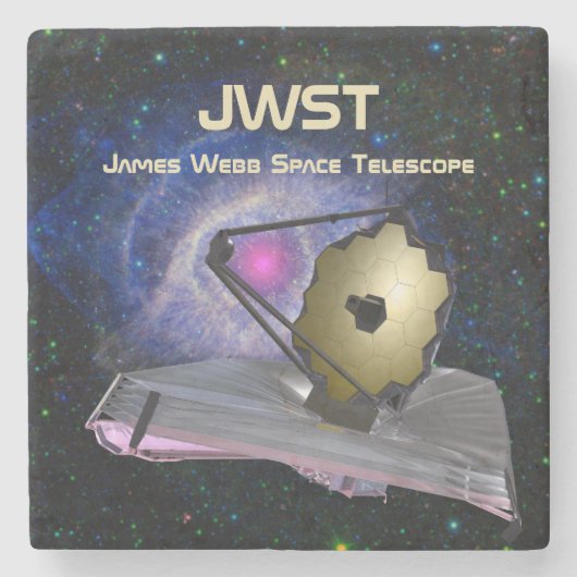 James Webb Space Telescope JWST Steinuntersetzer (Vorderseite)