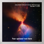 James Webb Space Telescope L1527 Protostar NIRCam Poster (Vorne)
