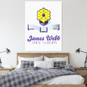 James Webb Space Telescope. leinwand druck (Insitu (Schlafzimmer))