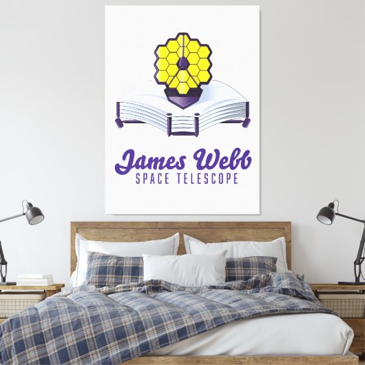 James Webb Space Telescope. leinwand druck (Insitu (Schlafzimmer))