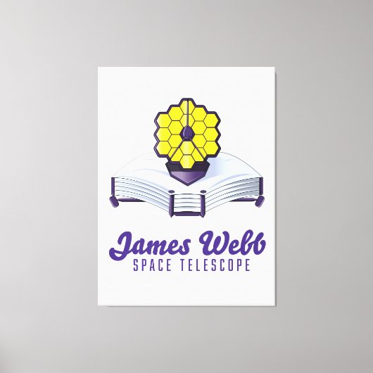 James Webb Space Telescope. leinwand druck (Vorderseite)